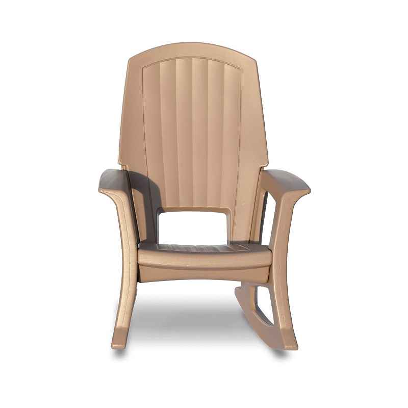 All-Weather Eco-Friendly Rockaway Rocking Chair (taupe brown)